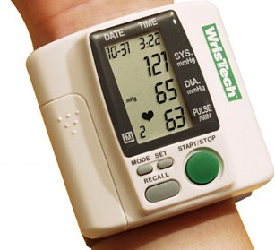 wristtech blood pressure monitor